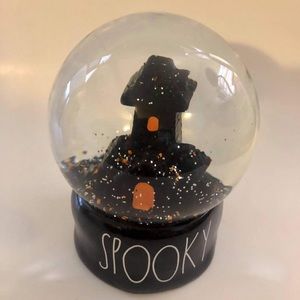 Rae Dunn Haunted House snow globe